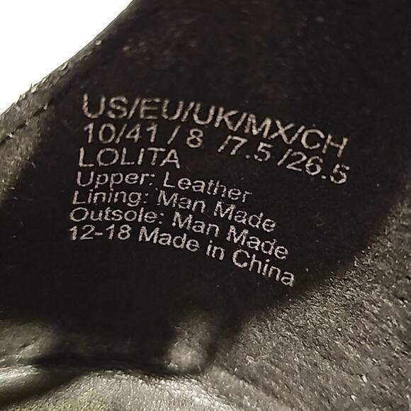 Kenneth Cole Reaction Womens Lolita Black Leather Open Toe Ankle Strap Size 10 - Picture 11 of 11